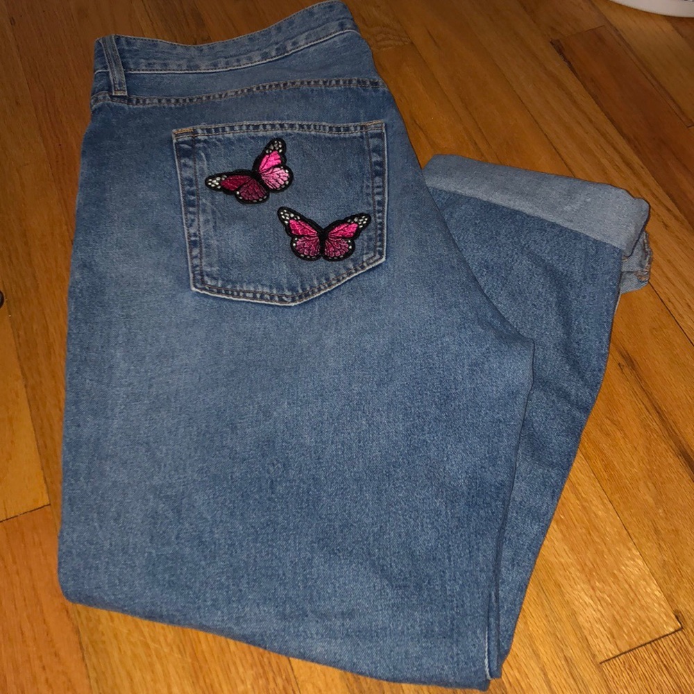 Cute butterfly jeans🦋